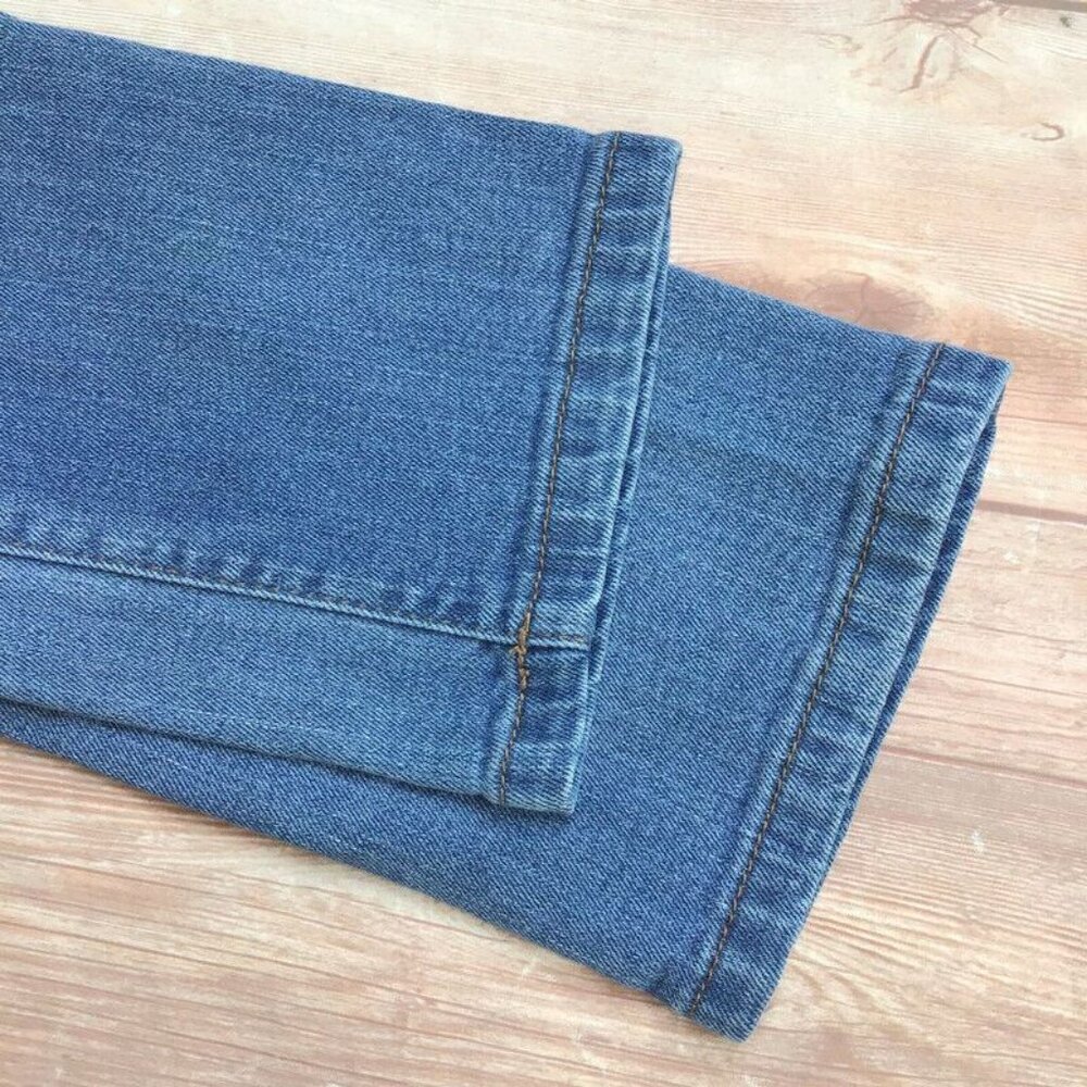 Lucky Brand Jeans Authentic Skinny Sz 12 Girl Medium Wash Denim Adjustable Waist - Picture 5 of 9